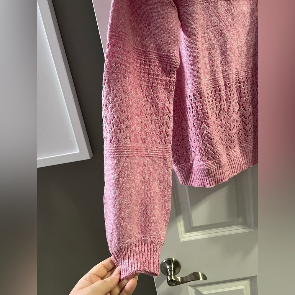 NEW without tags. Chic Soul Women's Pink Sweater - Picture 4 of 5